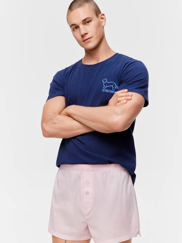 Men Pink Boxer Short Pink Peter Alexander Shorts