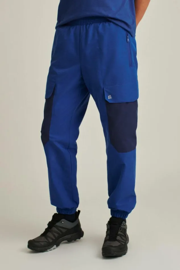 Men Polar Fleece Lined Pants Royal Blue Bonobos Joggers and Athleisure