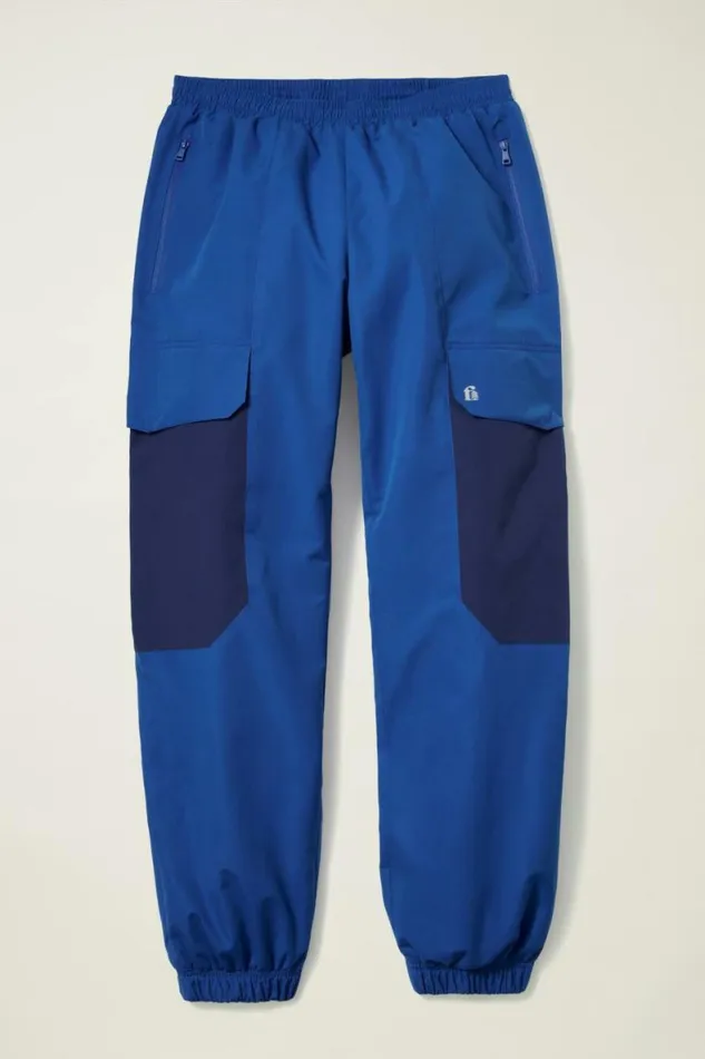 Men Polar Fleece Lined Pants Royal Blue Bonobos Joggers and Athleisure