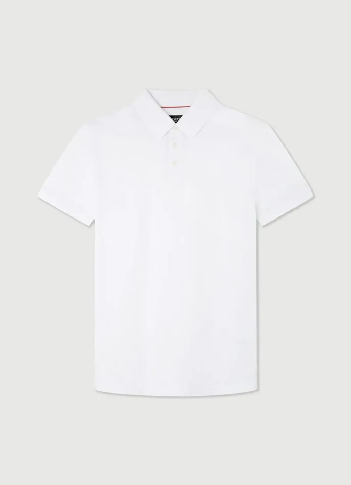 Men Polo Shirts Hackett London Classic Fit Polo Shirt White