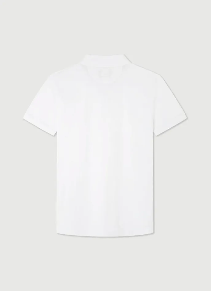 Men Polo Shirts Hackett London Classic Fit Polo Shirt White