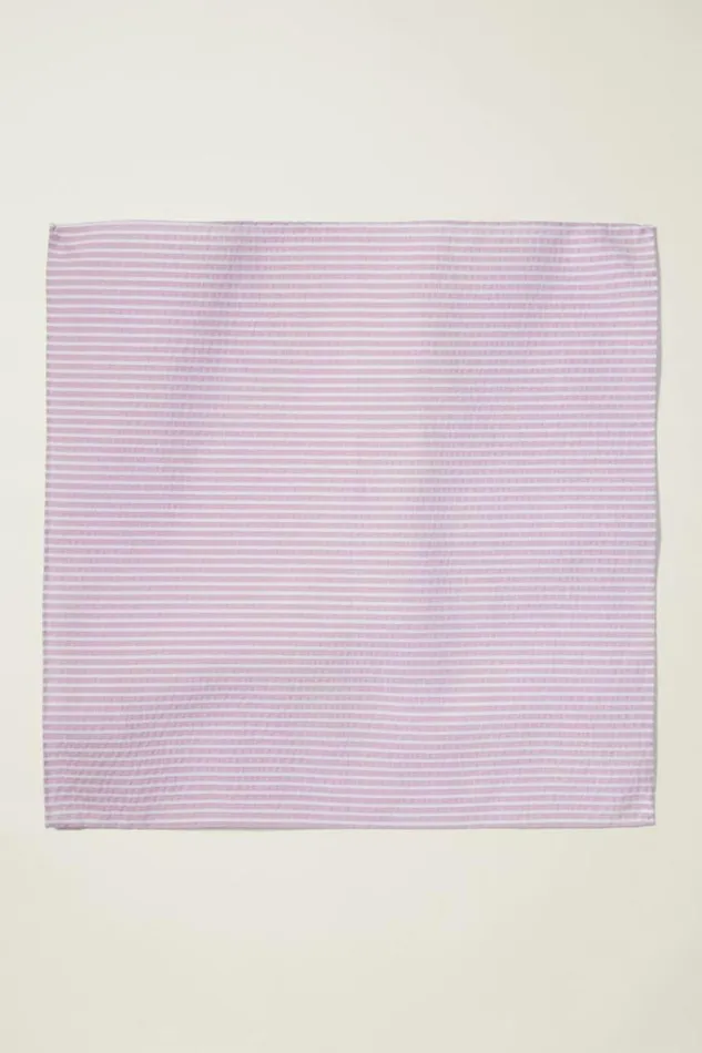 Men Premium Pocket Square Violet Seersucker Bonobos Ties and Pocket Squares