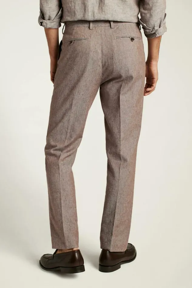 Men Primo Chino Khaki Linen Twill Bonobos Chinos