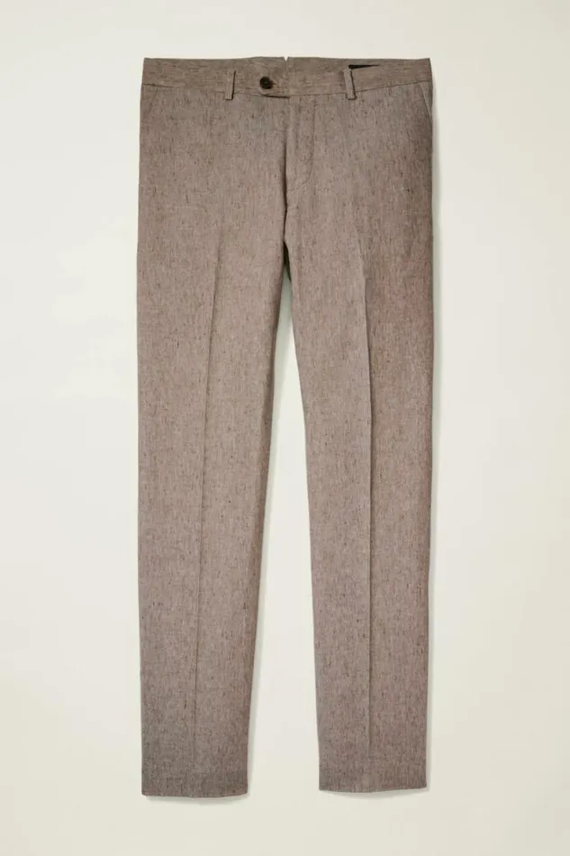 Men Primo Chino Khaki Linen Twill Bonobos Chinos