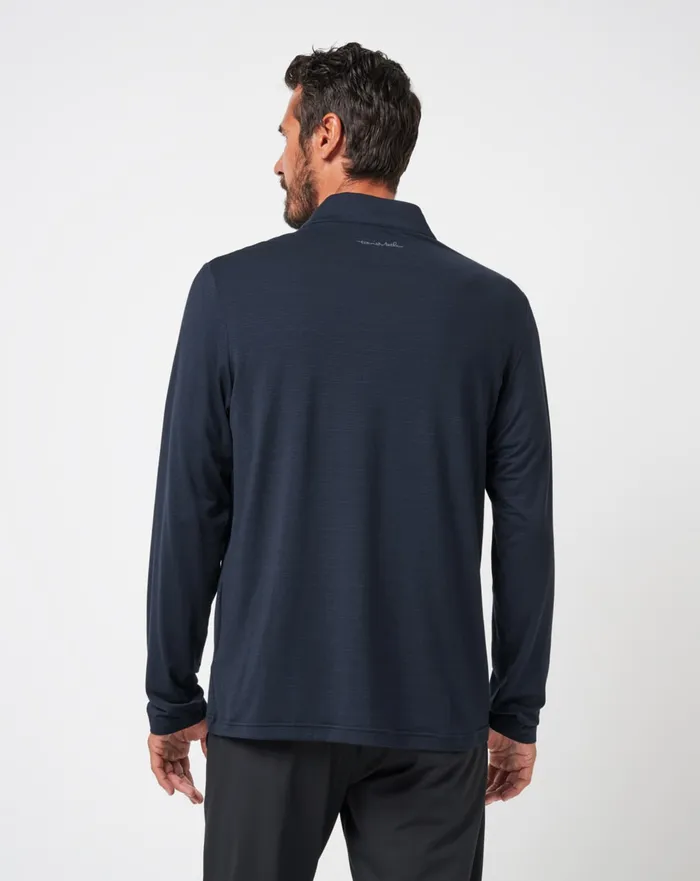 Men Quarter Zips TravisMathew THE HEATER QUARTER ZIP Black