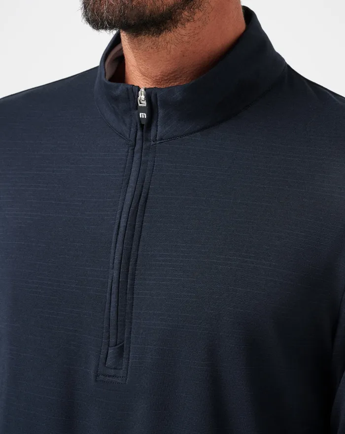 Men Quarter Zips TravisMathew THE HEATER QUARTER ZIP Black