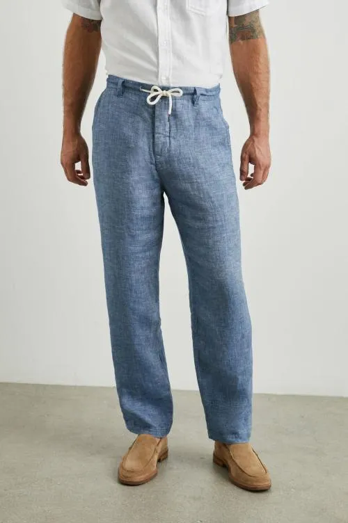 Men Rails Pants Mercer Pant Blue Mirage