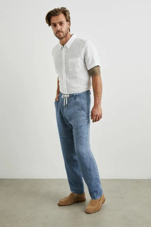 Men Rails Pants Mercer Pant Blue Mirage