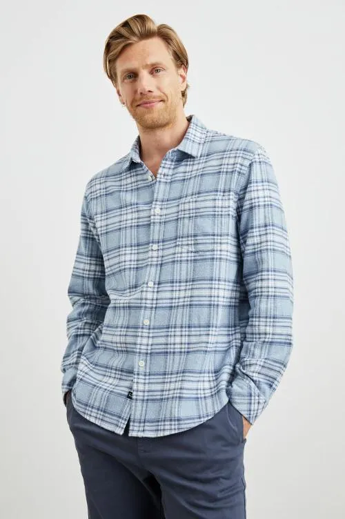 Men Rails Shirts Forrest Shirt Celestial Lagoon