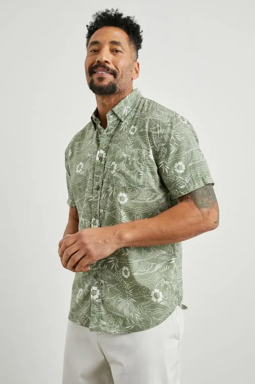 Men Rails Shirts Monaco Shirt Japanese Stencil Fatigue Men Rails Shirts Monaco Shirt Japanese Stencil Fatigue