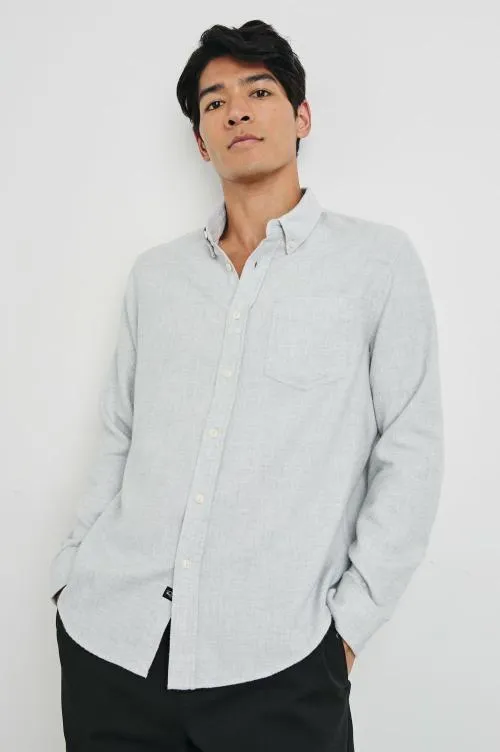 Men Rails Shirts Runson Shirt Heather Grey