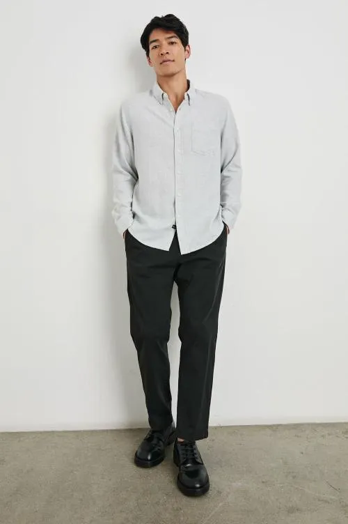 Men Rails Shirts Runson Shirt Heather Grey Men Rails Shirts Runson Shirt Heather Grey