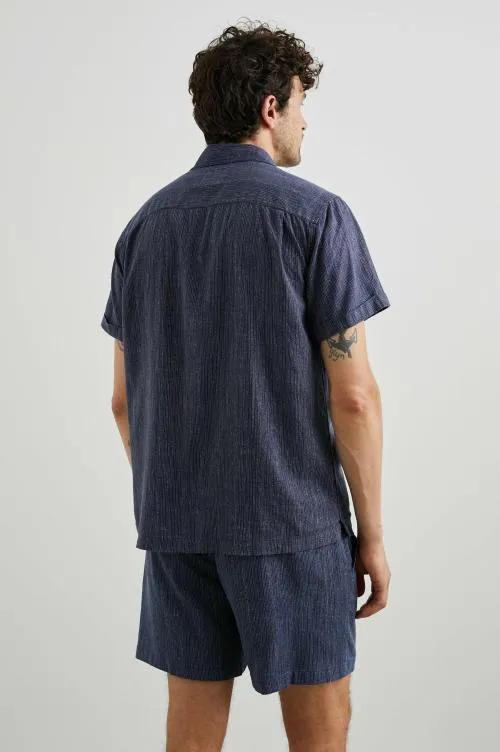 Men Rails Shirts Waimea Shirt Matrix Navy Pearl Men Rails Shirts Waimea Shirt Matrix Navy Pearl