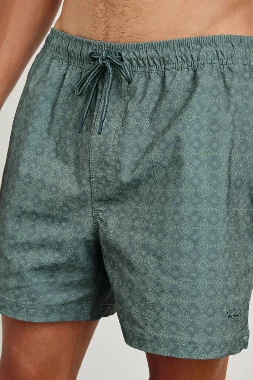 Men Rails Shorts and Swim La Brea Swim Short Diamond Thunder Grass