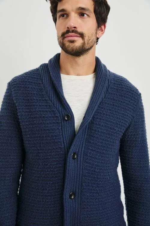 Men Rails Sweaters Shepley Cardigan Navy Men Rails Sweaters Shepley Cardigan Navy