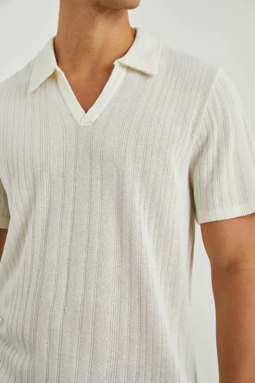 Men Rails TShirts and Polos Etanne Polo Shirt Ecru Men Rails TShirts and Polos Etanne Polo Shirt Ecru