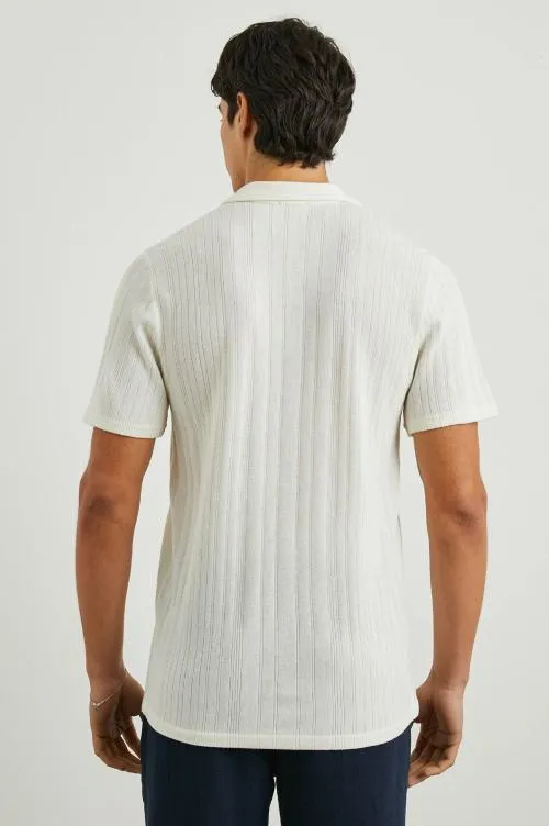 Men Rails TShirts and Polos Etanne Polo Shirt Ecru Men Rails TShirts and Polos Etanne Polo Shirt Ecru