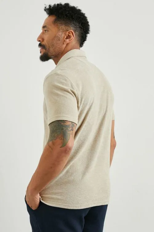 Men Rails TShirts and Polos Rhen Polo Shirt Chickpea Men Rails TShirts and Polos Rhen Polo Shirt Chickpea