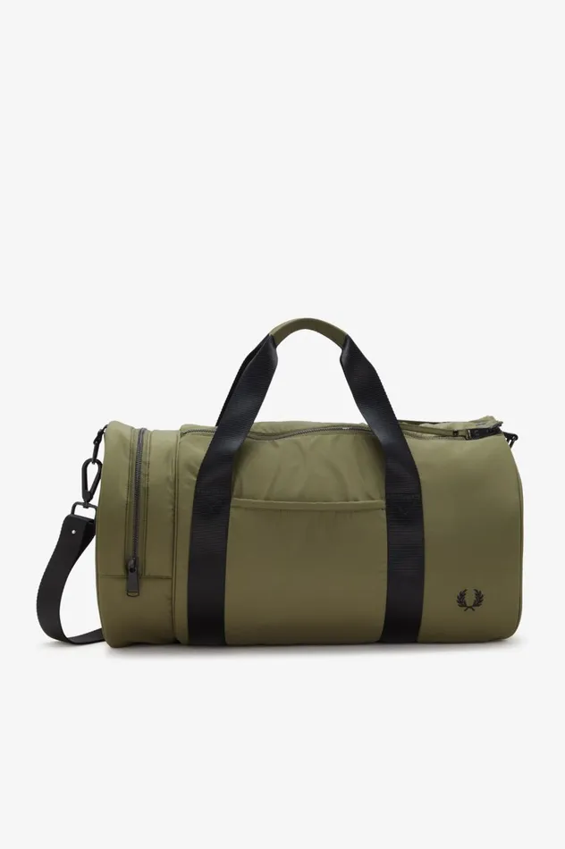 Men Ripstop Barrel Bag Uniform Green Fred Perry Bags