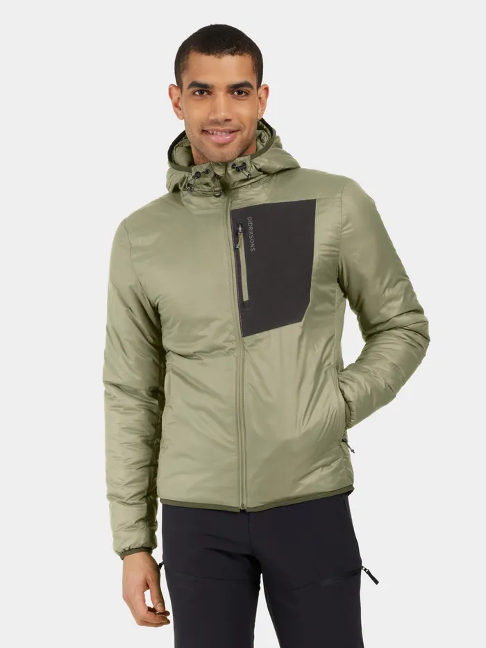 Men Sander Jacket Wild Forest Green Didriksons Autumn Jackets