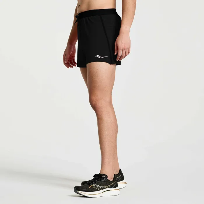 Men Saucony Men8217s Outpace 38243 Short Black Bottoms Men Saucony Men8217s Outpace 38243 Short Black Bottoms