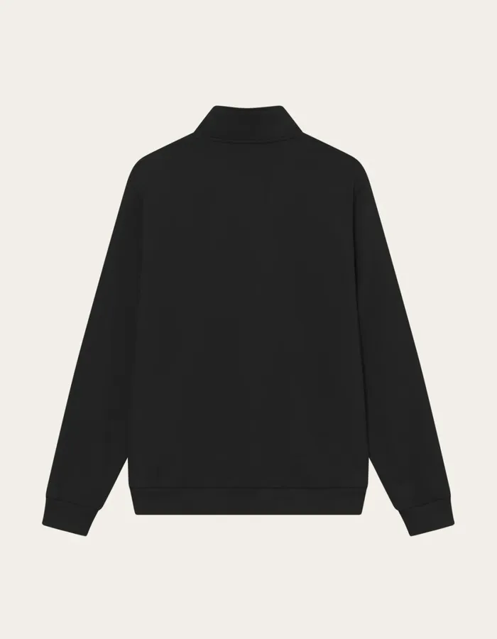 Men Scandinavian HalfZip Sweatshirt 8211 BlackIvory Les Deux HoodiesSweatshirts