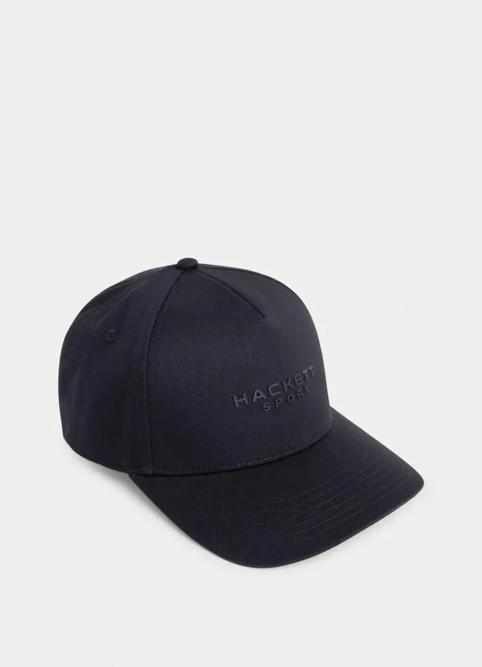 Men Scarves and Caps Hackett London Hackett Sport Baseball Cap Black