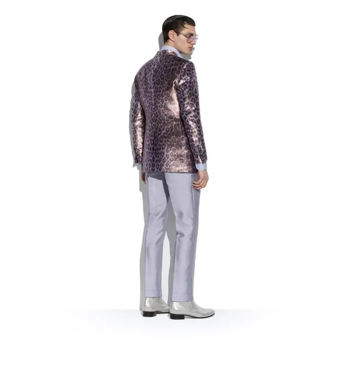 Men Shirts Tom Ford Cotton Silk Serge Fluid Fit Evening Shirt Light Lilac Men Shirts Tom Ford Cotton Silk Serge Fluid Fit Evening Shirt Light Lilac