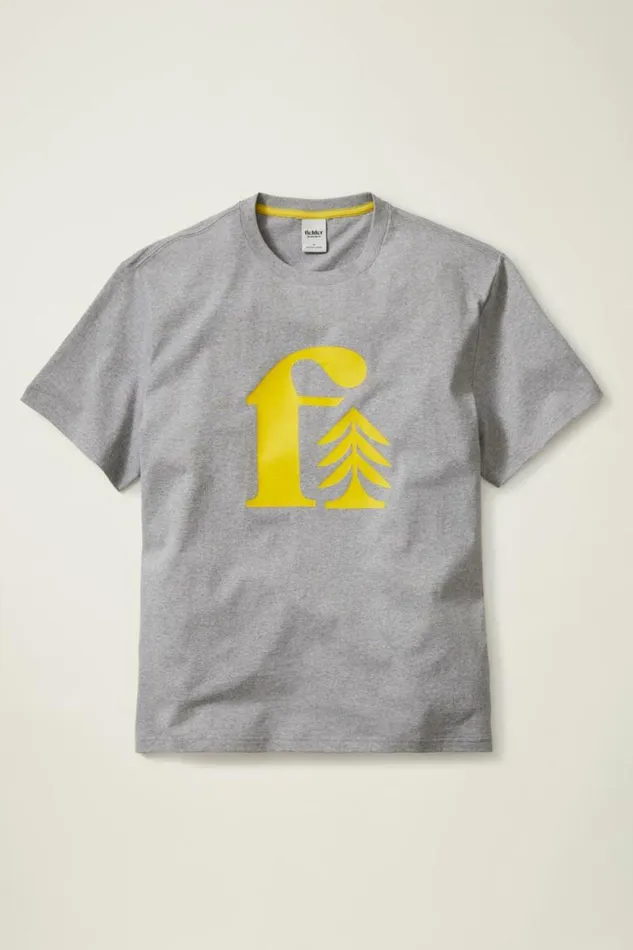 Men Short Sleeve Logo Tee Light Grey Heather Logo Bonobos Short Sleeve Tees