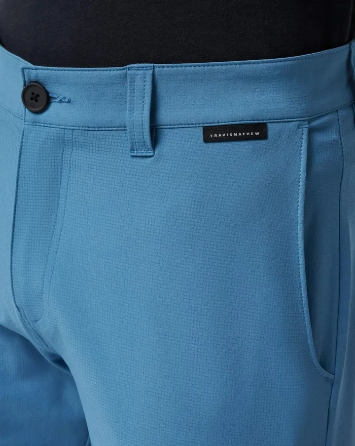 Men Shorts TravisMathew WANDERLUST SHORT 9IN Copen Blue