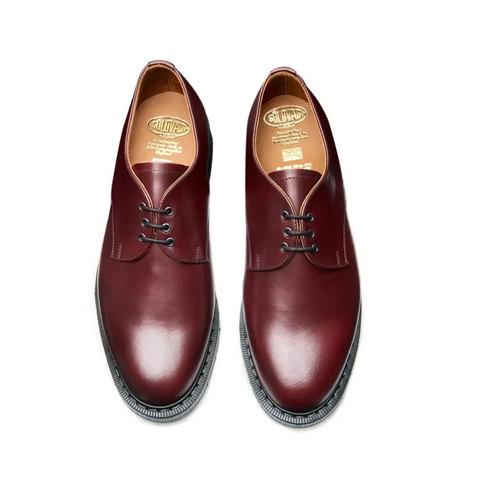 Men Solovair Gibson Shoes Oxblood Gibson Shoe