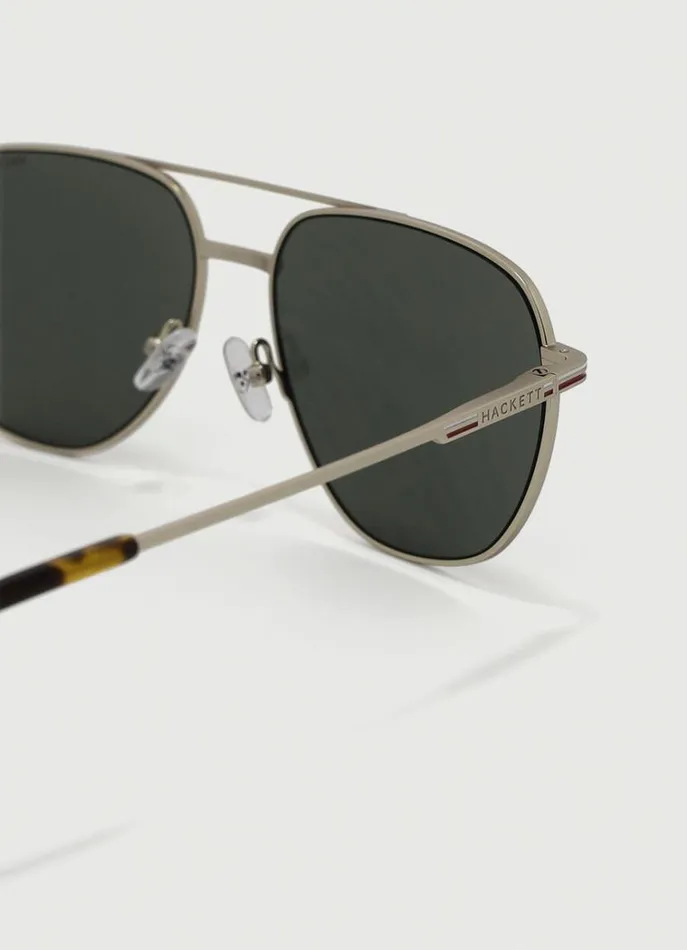 Men Sunglasses Hackett London Aviator Sunglasses Matt Lt Gold