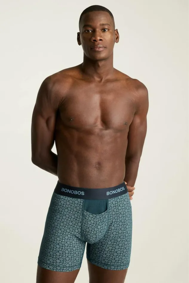Men Supersoft Underwear Blue Sunburst Bonobos Socks and Underwear
