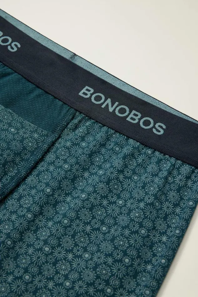 Men Supersoft Underwear Blue Sunburst Bonobos Socks and Underwear