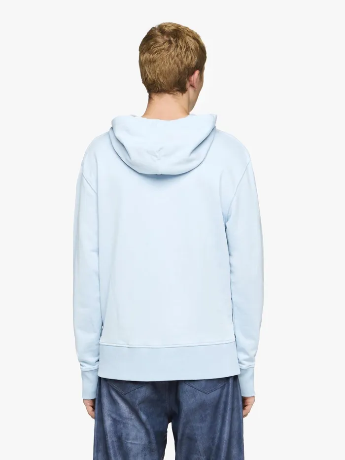 Men Sweatshirts and Hoodies JW Anderson HOODIE WITH EMBROIDERED LOGO Pale Blue Men Sweatshirts and Hoodies JW Anderson HOODIE WITH EMBROIDERED LOGO Pale Blue