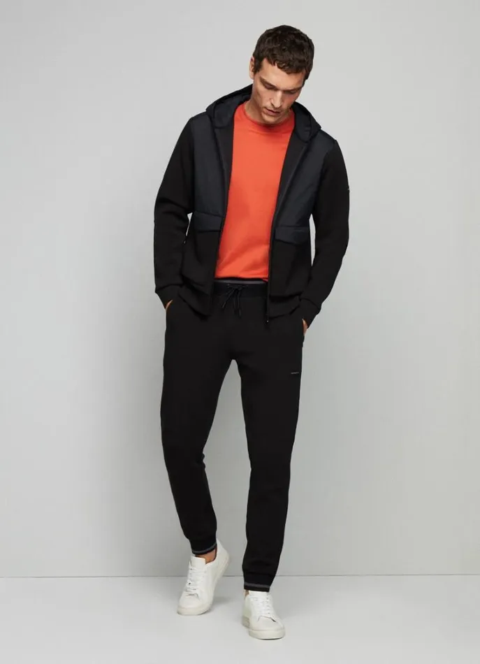 Men Sweatshirts Hackett London Hackett Sport Classic Fit Jacket Black