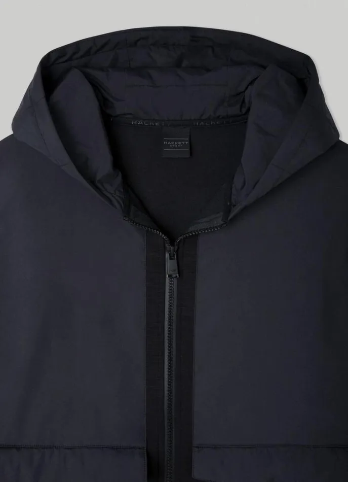 Men Sweatshirts Hackett London Hackett Sport Classic Fit Jacket Black