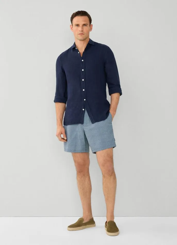 Men Swimwear Hackett London Mesh Swim Shorts Navy
