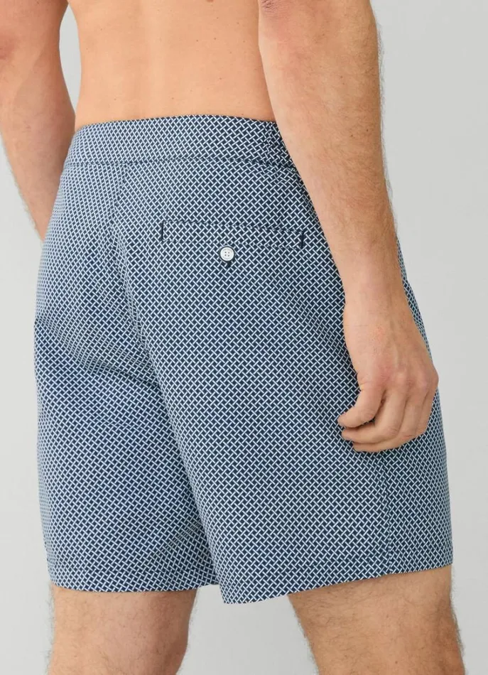 Men Swimwear Hackett London Mesh Swim Shorts Navy
