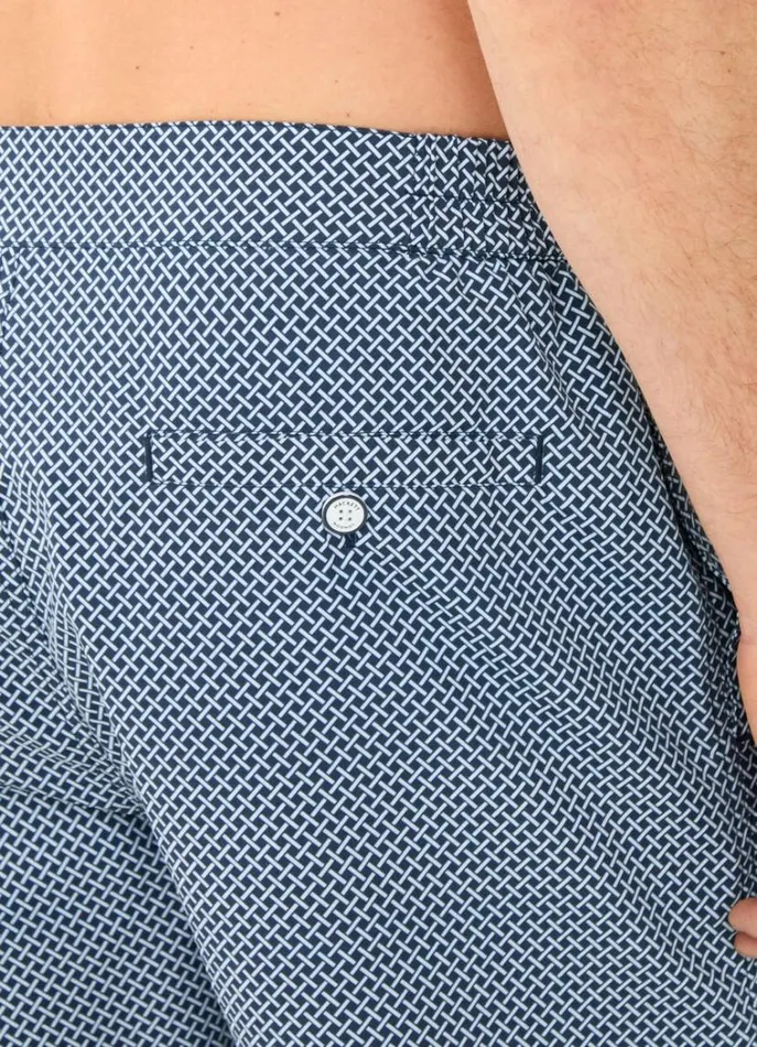 Men Swimwear Hackett London Mesh Swim Shorts Navy