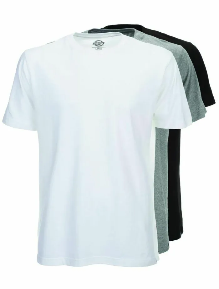 Men TShirts Dickies 3pack MultiColour TShirt Assorted
