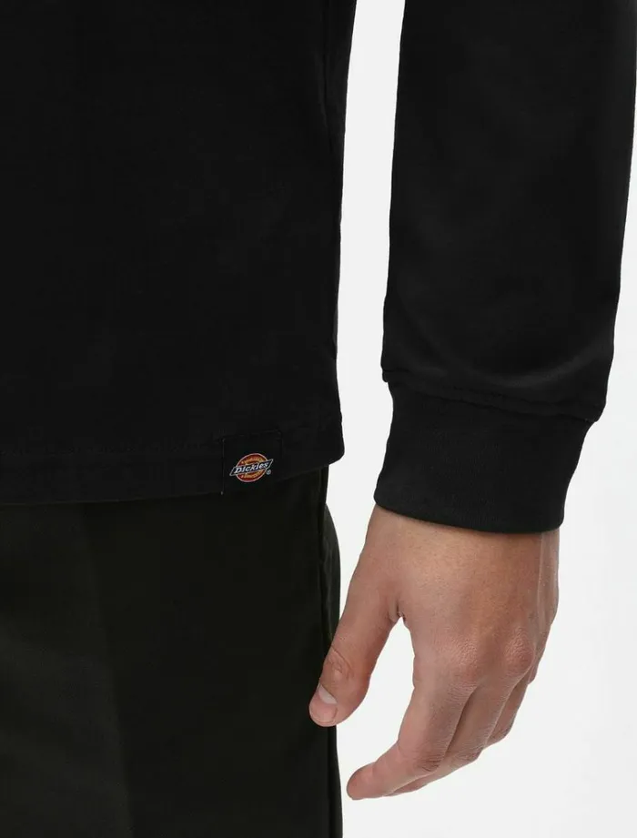 Men TShirts Dickies Harrison Long Sleeve TShirt Black