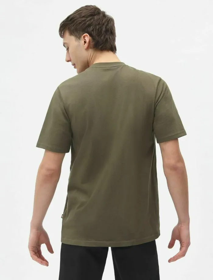 Men TShirts Dickies Icon Logo TShirt Military Green