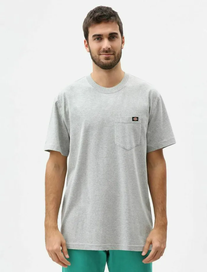 Men TShirts Dickies Porterdale TShirt Heather Grey