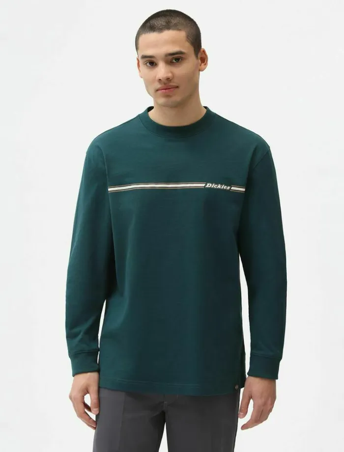 Men TShirts Dickies Sparkman Long Sleeve TShirt Ponderosa Pe