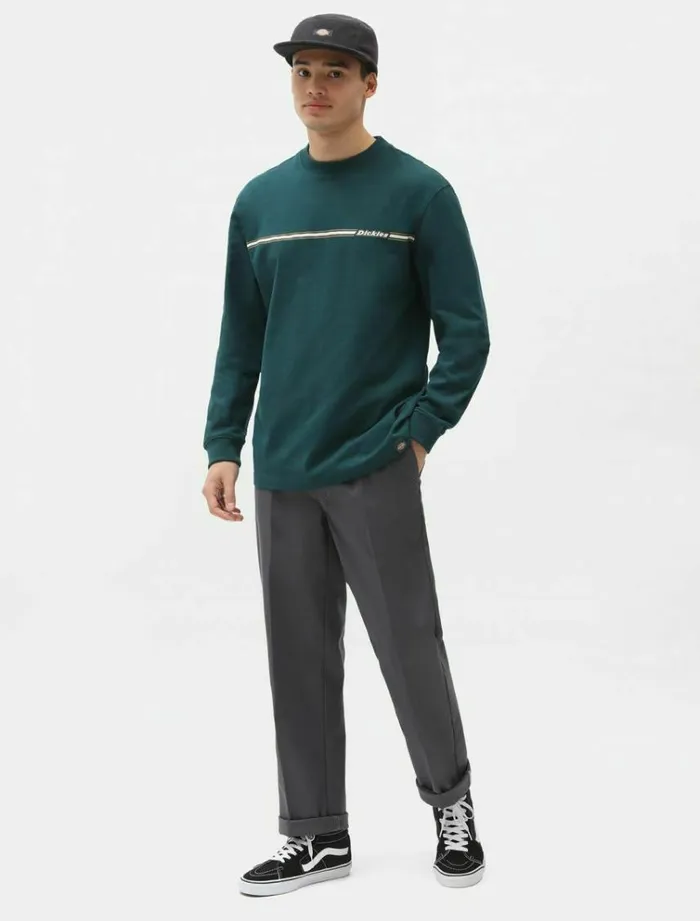 Men TShirts Dickies Sparkman Long Sleeve TShirt Ponderosa Pe