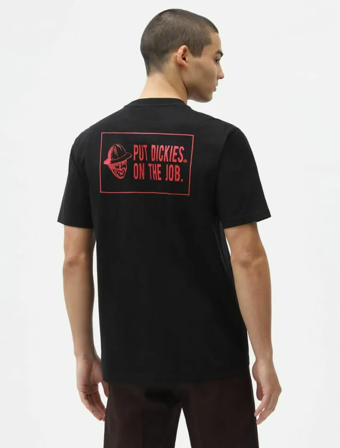 Men TShirts Dickies Storden Short Sleeve TShirt Black