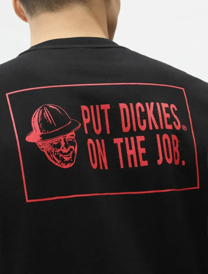 Men TShirts Dickies Storden Short Sleeve TShirt Black