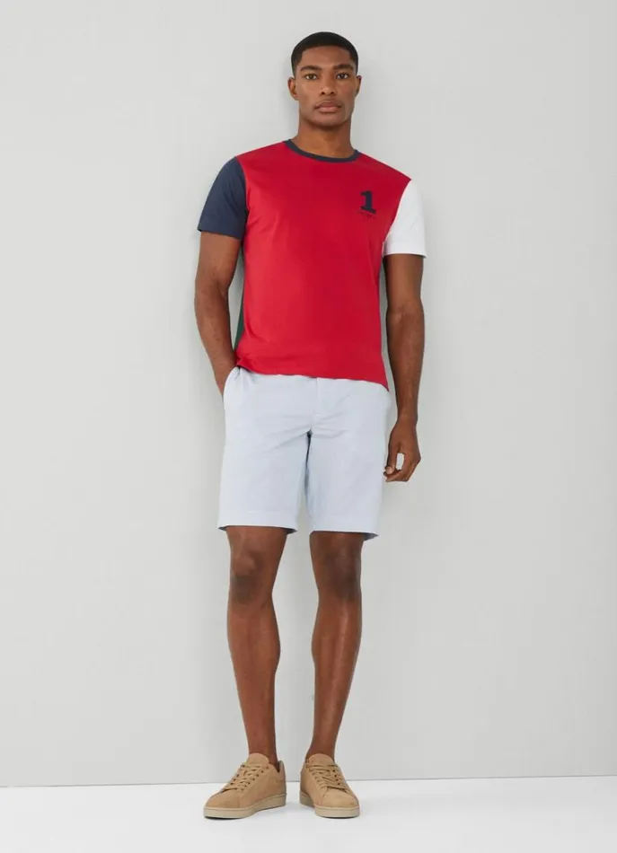 Men Tshirts Hackett London Classic Fit Heritage TShirt Red