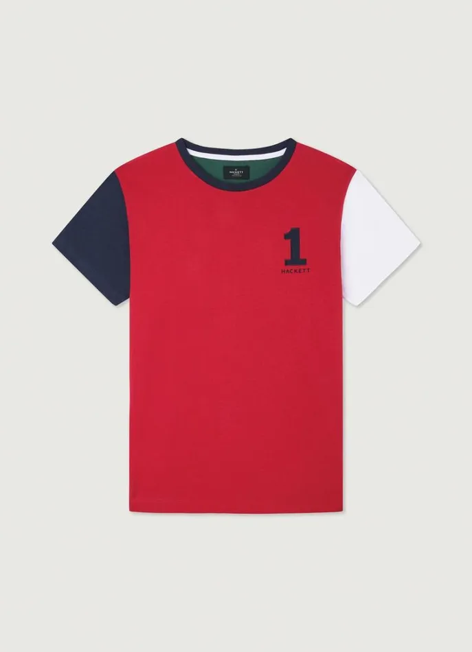 Men Tshirts Hackett London Classic Fit Heritage TShirt Red